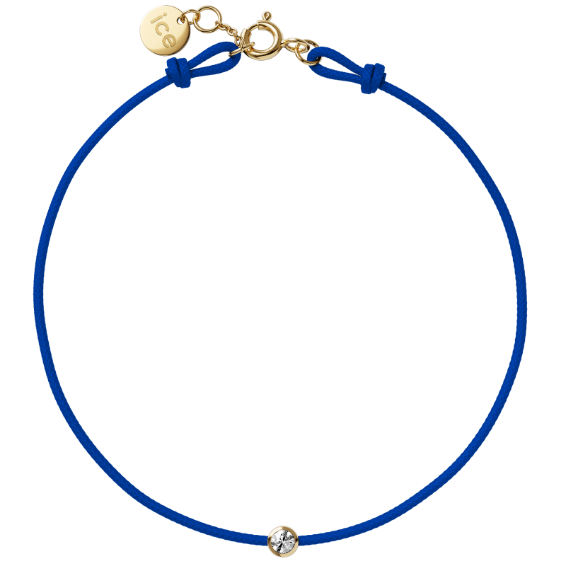 ICE - Jewellery - Diamond bracelet - Cordon - Lazuli blue