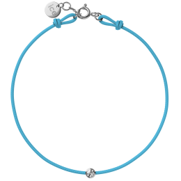 ICE - Jewellery - Diamond bracelet - Cordon - Turquoise blue