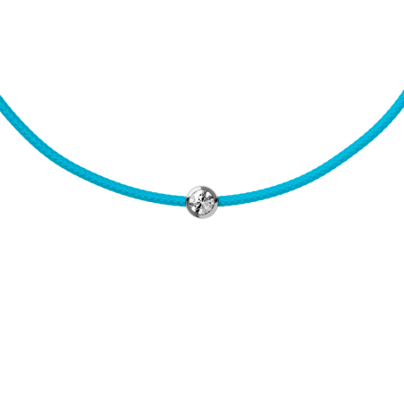 ICE Jewellery Diamond bracelet Cordon Turquoise blue - 021095