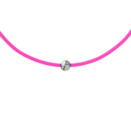 ICE Jewellery Diamond bracelet Cordon Neon pink - 021100