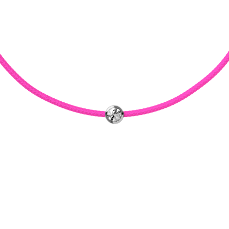 ICE Jewellery Diamond bracelet Cordon Neon pink - 021100