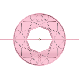 ICE - Jewellery - Diamond bracelet - Cordon - Light pink