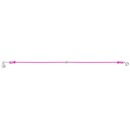 ICE - Jewellery - Diamond bracelet - Cordon - Neon pink