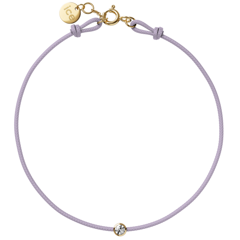 ICE - Jewellery - Diamond bracelet - Cordon - Lilac