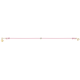 ICE - Jewellery - Diamond bracelet - Cordon - Light pink KID