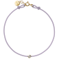 ICE - Jewellery - Diamond bracelet - Cordon - Lilac KID