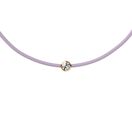 ICE - Jewellery - Diamond bracelet - Cordon - Lilac KID