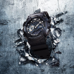 Montre Homme Casio G-Shock bracelet Résine GA-110-1BER