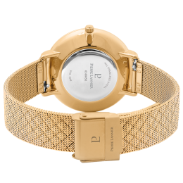 PIERRE LANNIER GRACE BLANC ACIER MILANAIS DORÉ 030M502