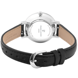 Montre Femme PIERRE LANNIER Chouquette Bracelet Cuir Noir - 034N633
