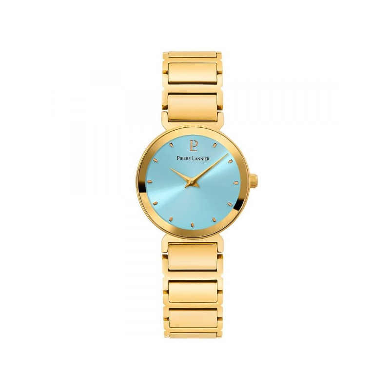 Montre Femme PIERRE LANNIER Ligne Pure Bracelet Acier Doré - 036N562