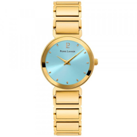Montre Femme PIERRE LANNIER Ligne Pure Bracelet Acier Doré - 036N562