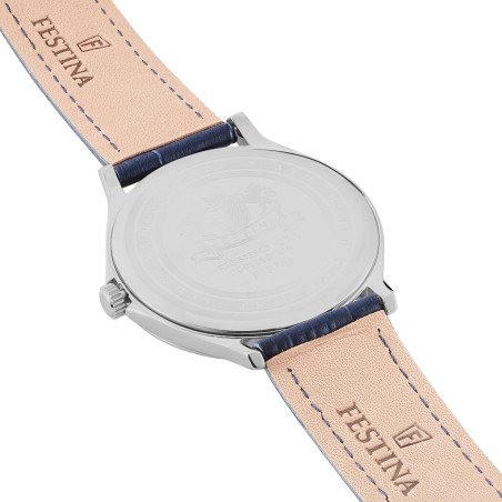 Montre Homme Festina Classics Bleue Nuit Cuir bleu - F16745/3