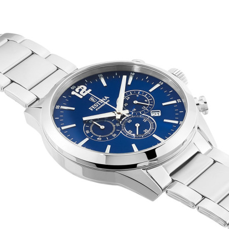 Montre Homme FESTINA Chronographe Bleue acier gris - F20343/7
