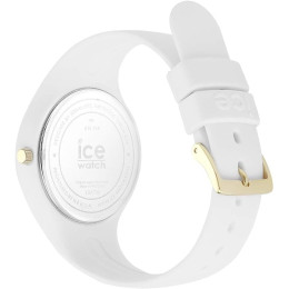 Montre Femme ICE WATCH Ice Glam Silicone Blanc Doré - 014759
