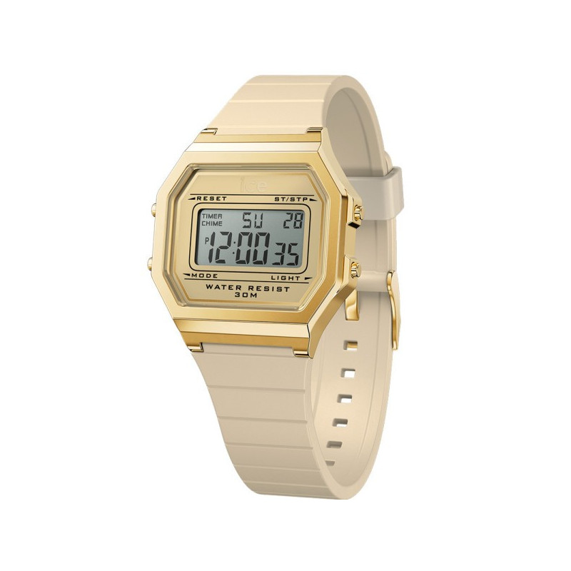 Montre Femme Ice Watch Ice Digit Retro Silicone Nude - 022062 Montre Femme Ice Watch Ice Digit Retro Silicone Nude - 022062