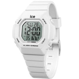 Montre Homme Ice Watch Ice Digit Ultra Silicone Blanc - 022093