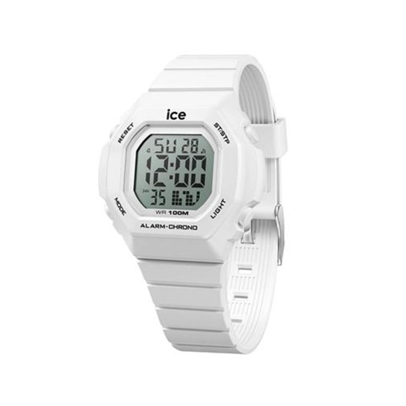 Montre Homme Ice Watch Ice Digit Ultra Silicone Blanc - 022093 Montre Homme Ice Watch Ice Digit Ultra Silicone Blanc - 022093