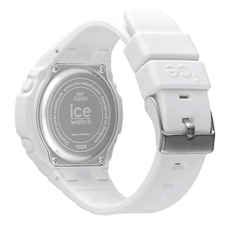 Montre Homme Ice Watch Ice Digit Ultra Silicone Blanc - 022093