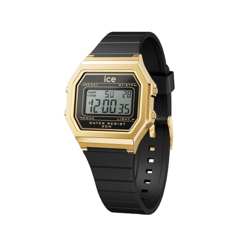 Montre Homme Ice Watch Ice Digit Retro Silicone Noir - 022064 Montre Homme Ice Watch Ice Digit Retro Silicone Noir - 022064