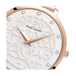Montre Femme PIERRE LANNIER Eolia Cadran Blanc Acier Or Rose - 039L908