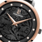Pierre Lannier - Montre Femme  Éolia noire bracelet milanais - ref 045L988