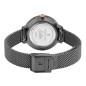 Pierre Lannier - Montre Femme  Éolia noire bracelet milanais - ref 045L988