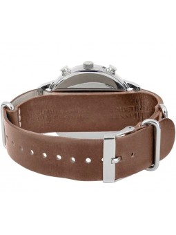 Montre Homme PIERRE LANNIER Bracelet Cuir Marron Vintage - 207H124