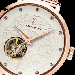 Montre Femme PIERRE LANNIER Eolia Coeur ouvert Or Rose - 310F908
