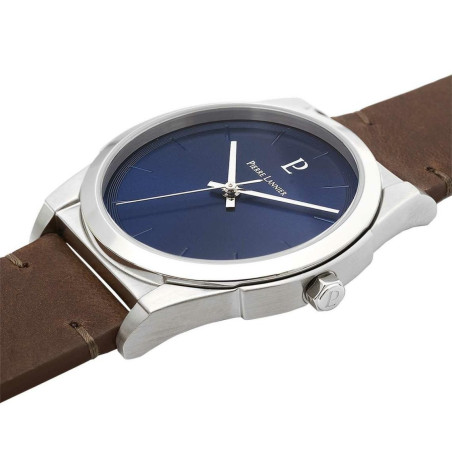 Montre Homme PIERRE LANNIER Candide Bleu Bracelet Cuir - 213D164
