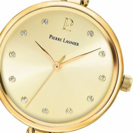 Montre Femme PIERRE LANNIER Leia Bracelet Acier Doré - 043L542