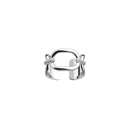 Les Georgettes Bague Collier chaîne, Collection Les Précieuses - Taille 56