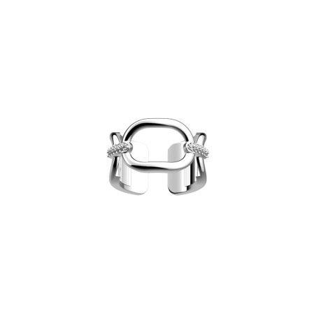 Les Georgettes Bague Collier chaîne, Collection Les Précieuses - Taille 56