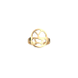 Les Georgettes Bague ronde Girafe, Collection Les Essentielles - Taille M