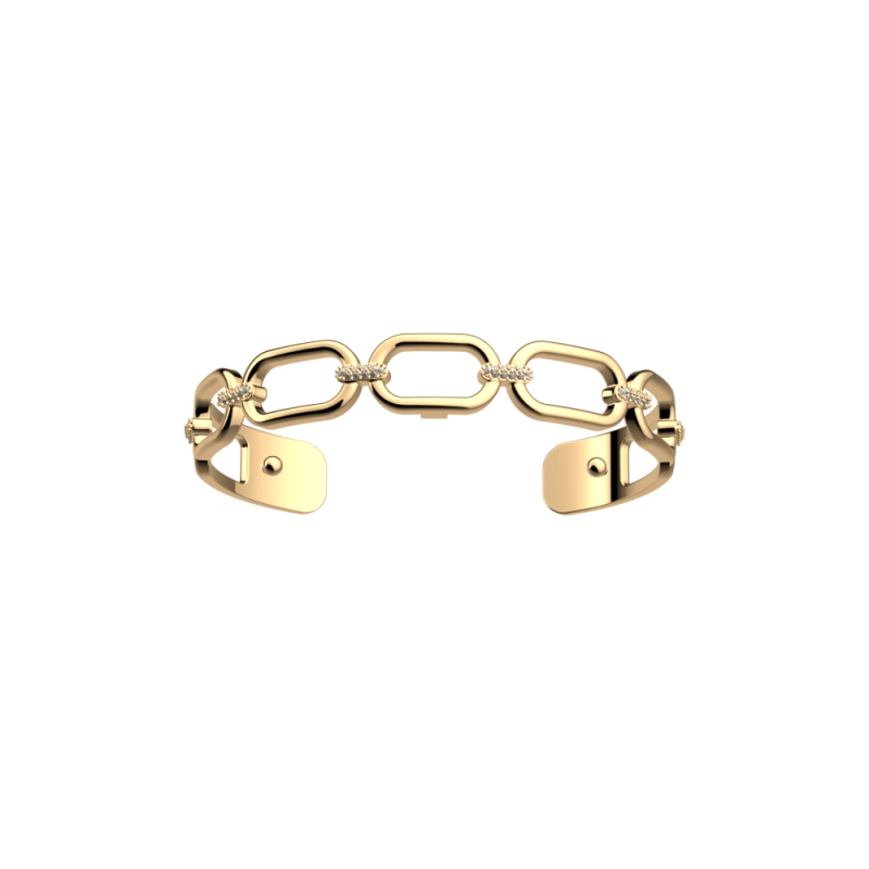 Les Georgettes Bracelet manchette Collier chaîne, Collection Les Précieuses - Taille 8 mm