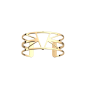Les Georgettes - Bracelet Ibiza doré 25 mm Ref 70295950100000