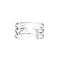 Les Georgettes Bracelet manchette Ibiza, Collection Les Essentielles - Taille 25 mm Les Georgettes Bracelet manchette Ibiza, Collection Les Essentielles - Taille 25 mm