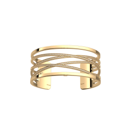 Les Georgettes Bracelet manchette Liens, Collection Les Précieuses - Taille 25 mm