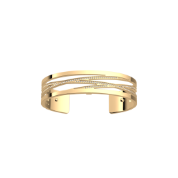 Les Georgettes Bracelet manchette Liens, Collection Les Précieuses - Taille 14 mm