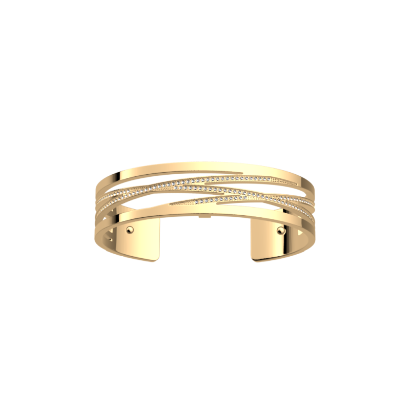 Les Georgettes Bracelet manchette Liens, Collection Les Précieuses - Taille 14 mm Les Georgettes Bracelet manchette Liens, Collection Les Précieuses - Taille 14 mm