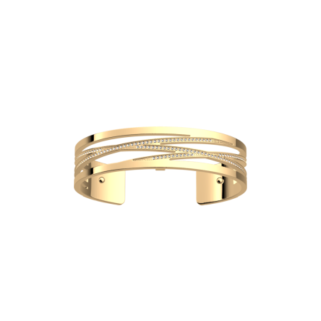 Les Georgettes Bracelet manchette Liens, Collection Les Précieuses - Taille 14 mm