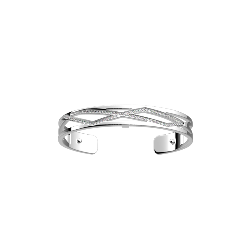 Les Georgettes Bracelet manchette Liens, Collection Les Précieuses - Taille 8 mm Les Georgettes Bracelet manchette Liens, Collection Les Précieuses - Taille 8 mm