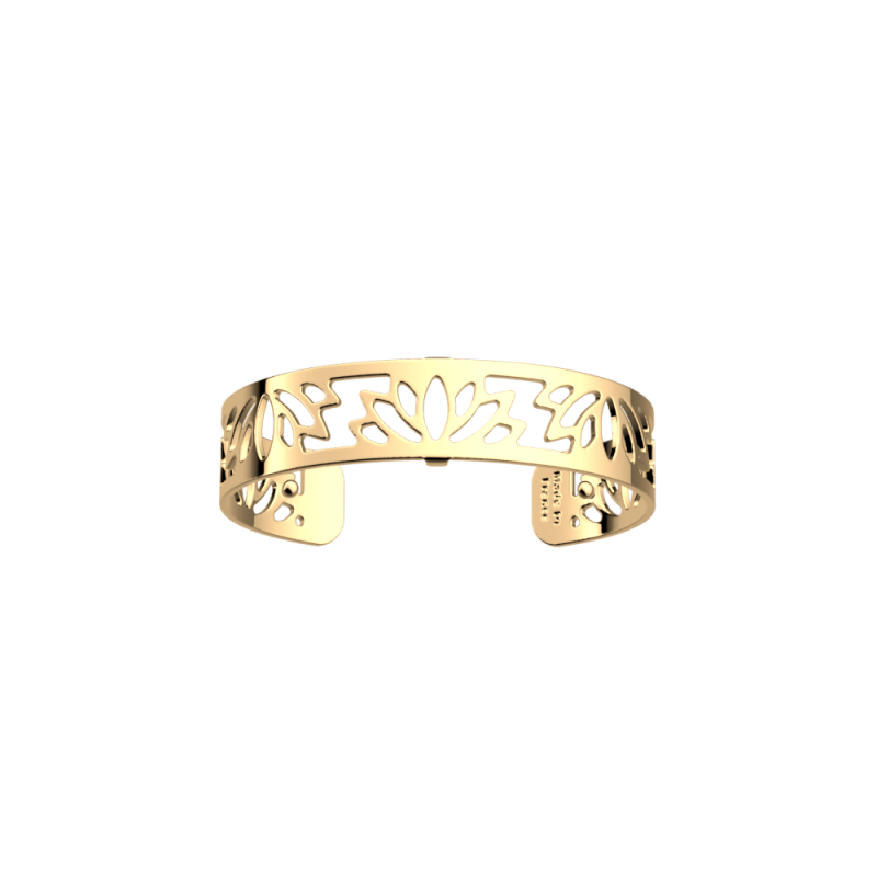 Les Georgettes Bracelet manchette Lotus, Collection Les Essentielles - Taille 14 mm Les Georgettes Bracelet manchette Lotus, Collection Les Essentielles - Taille 14 mm