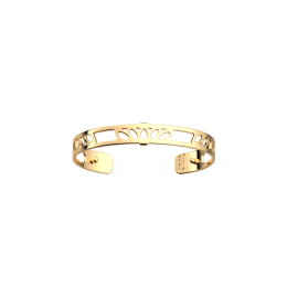 Les Georgettes Bracelet manchette Lotus, Collection Les Essentielles - Taille 8 mm