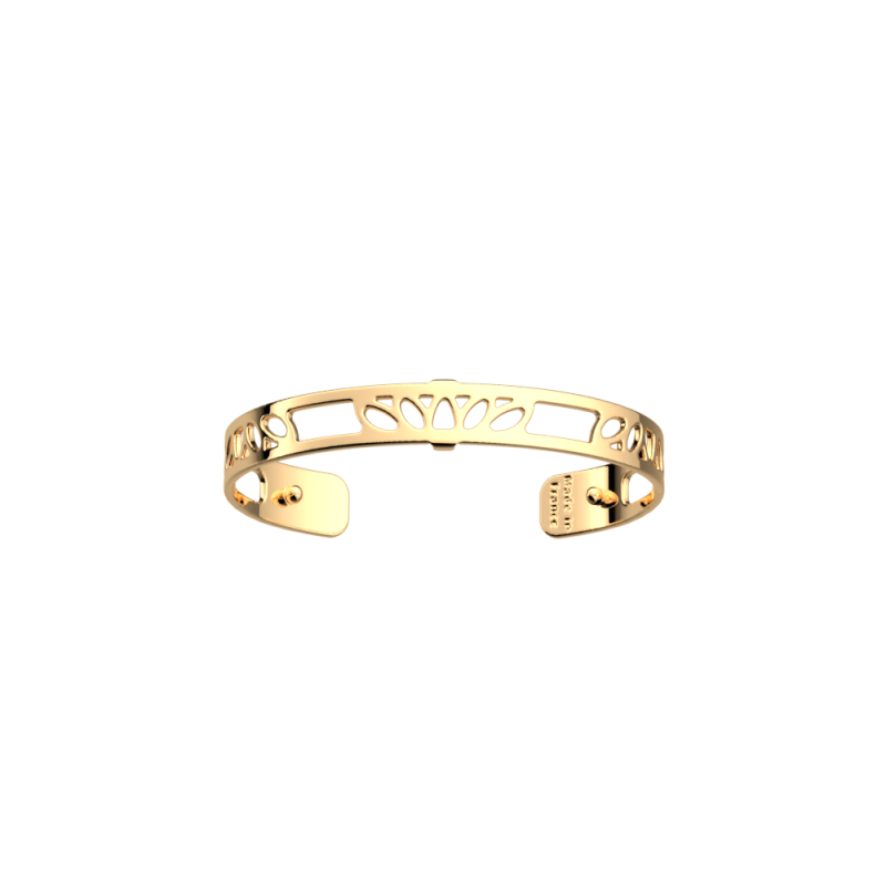 Les Georgettes Bracelet manchette Lotus, Collection Les Essentielles - Taille 8 mm Les Georgettes Bracelet manchette Lotus, Collection Les Essentielles - Taille 8 mm