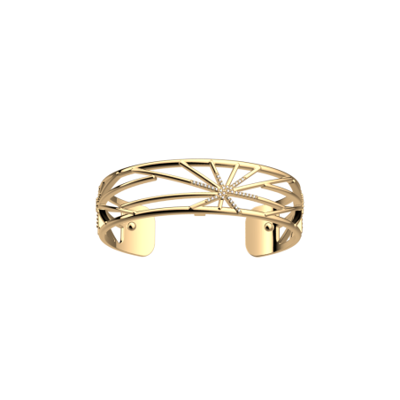 Les Georgettes Bracelet manchette Palmiflore, Collection Les Précieuses - Taille 14 mm