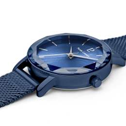 Montre Femme PIERRE LANNIER Multiples Bleu Acier Milanais - 010P968