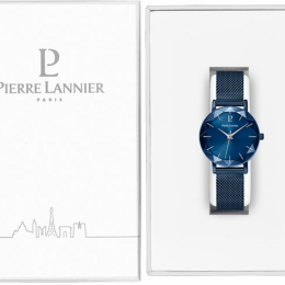 PIERRE LANNIER MULTIPLES BLEU ACIER MILANAIS 010P968