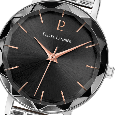 Montre Femme PIERRE LANNIER Multiples Gris Acier Argenté - 011L631