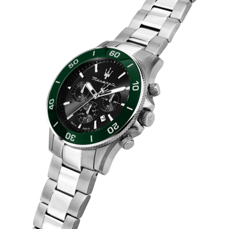 Montre Homme MASERATI Competizione Noir Vert Acier - R8873600008